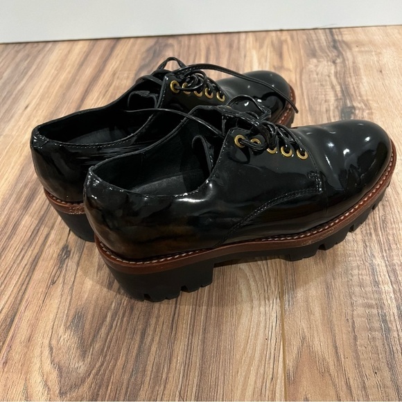 Jeffrey Campbell Trevor Oxford Black Patent Leather Shoe - Picture 6 of 9